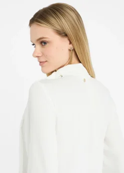 Liu Jo Blusa con bufanda-Mujer Camisas Y Blusas