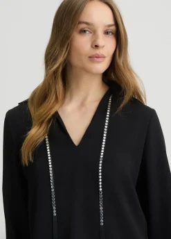 Liu Jo Blusa con strass-Mujer Camisas Y Blusas