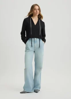 Liu Jo Blusa con strass-Mujer Camisas Y Blusas