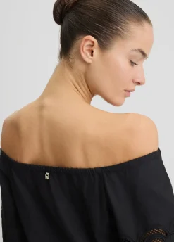 Liu Jo Blusa de algodón con bordados-Mujer Camisas Y Blusas
