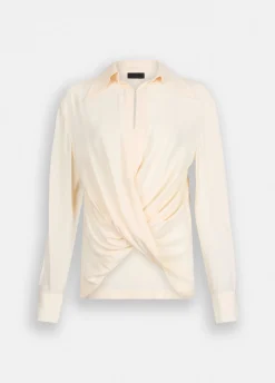 Liu Jo Blusa de crepé de China-Mujer Camisas Y Blusas