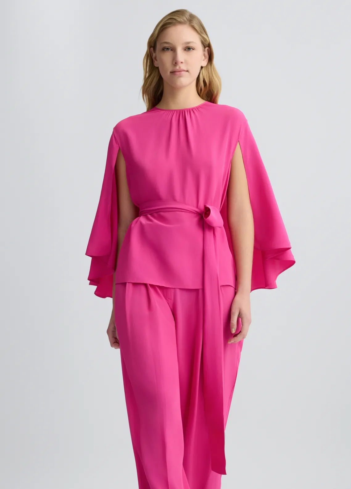 Liu Jo Blusa de crepé de China con cinturón-Mujer Camisas Y Blusas|Ceremonia