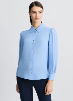 Liu Jo Blusa de crêpe de chine-Mujer Camisas Y Blusas