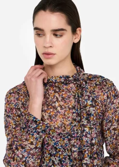 Liu Jo Blusa de gasa de seda-Mujer Camisas Y Blusas