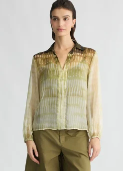 Liu Jo Blusa de gasa estampada-Mujer Camisas Y Blusas