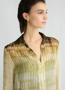 Liu Jo Blusa de gasa estampada-Mujer Camisas Y Blusas