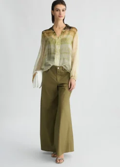 Liu Jo Blusa de gasa estampada-Mujer Camisas Y Blusas