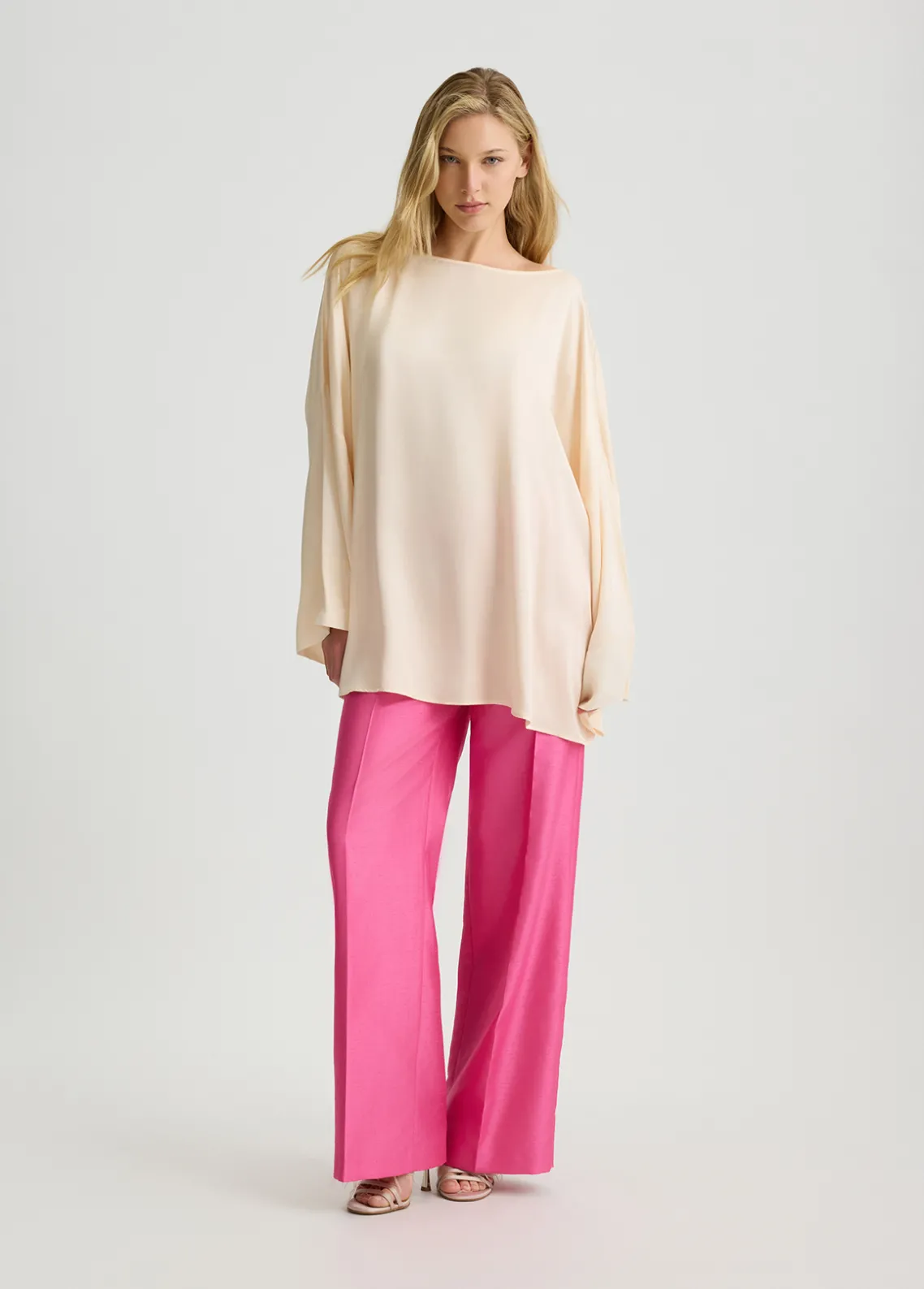 Liu Jo Blusa de georgette y satén-Mujer Camisas Y Blusas|Ceremonia