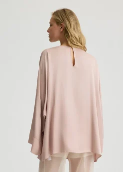 Liu Jo Blusa de georgette y satén-Mujer Camisas Y Blusas