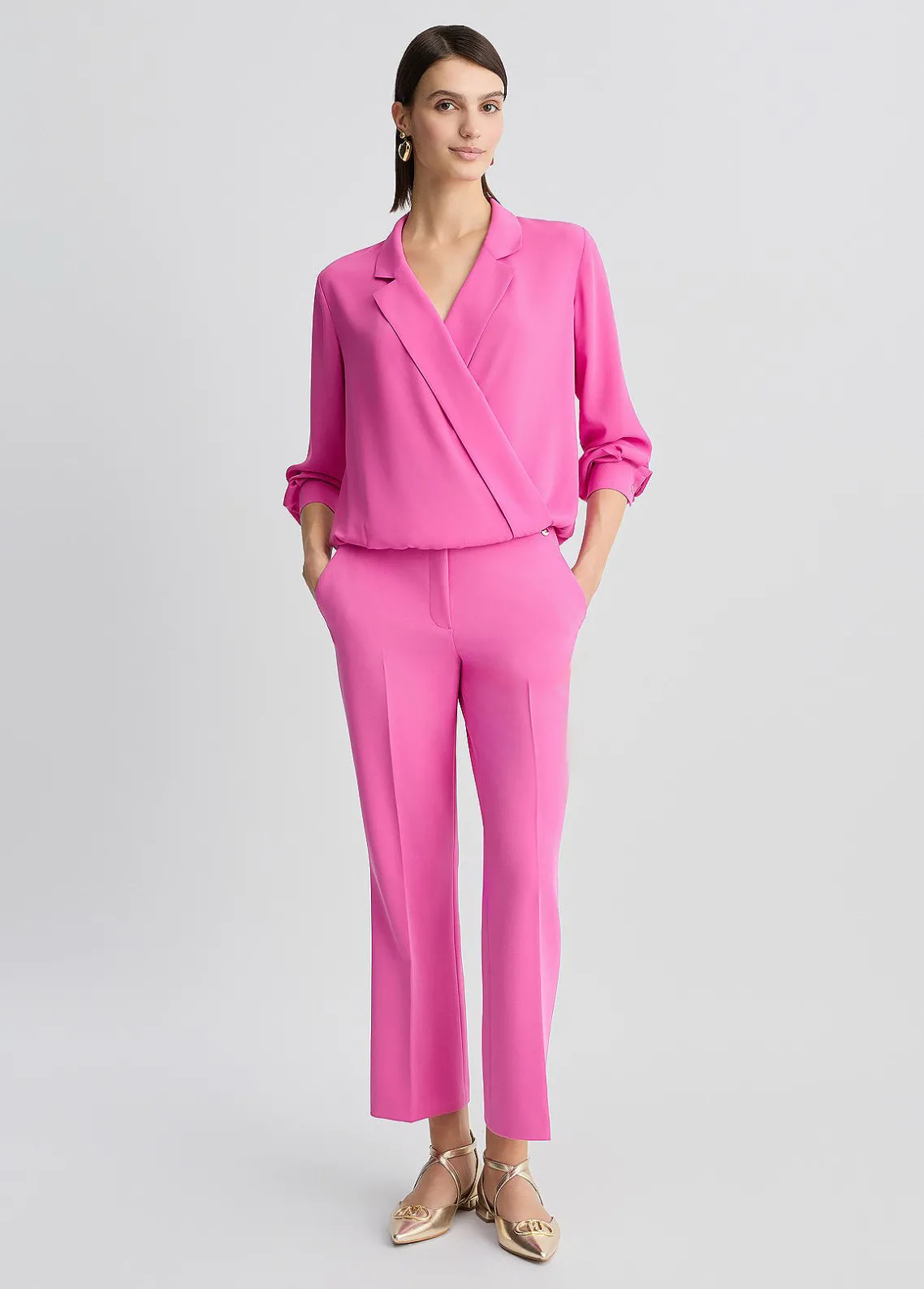 Liu Jo Blusa de tejido georgette-Mujer Camisas Y Blusas