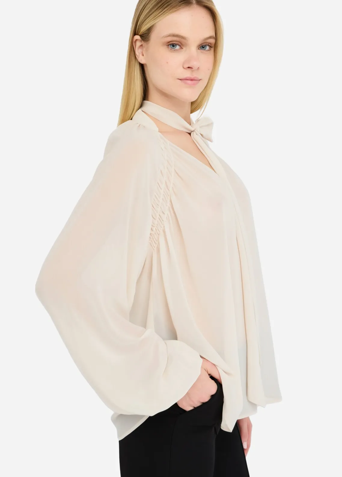 Liu Jo Blusa de tejido georgette-Mujer Camisas Y Blusas