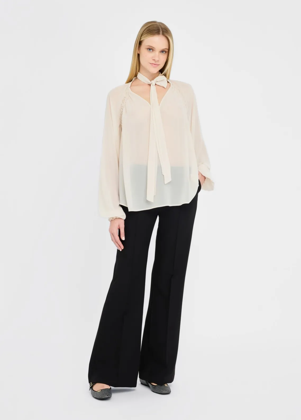 Liu Jo Blusa de tejido georgette-Mujer Camisas Y Blusas