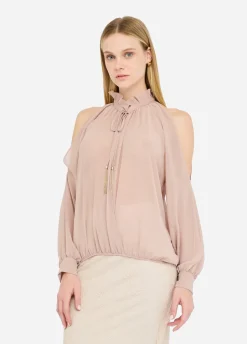 Liu Jo Blusa de tejido georgette-Mujer Camisas Y Blusas