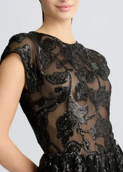 Liu Jo Body top de tul bordado-Mujer Camisetas Y Tops