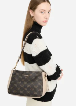 Liu Jo Bolso de hombro mediano con monograma-Mujer Bolsos Bandoleras