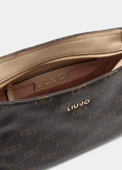 Liu Jo Bolso de hombro mediano con monograma-Mujer Bolsos Bandoleras