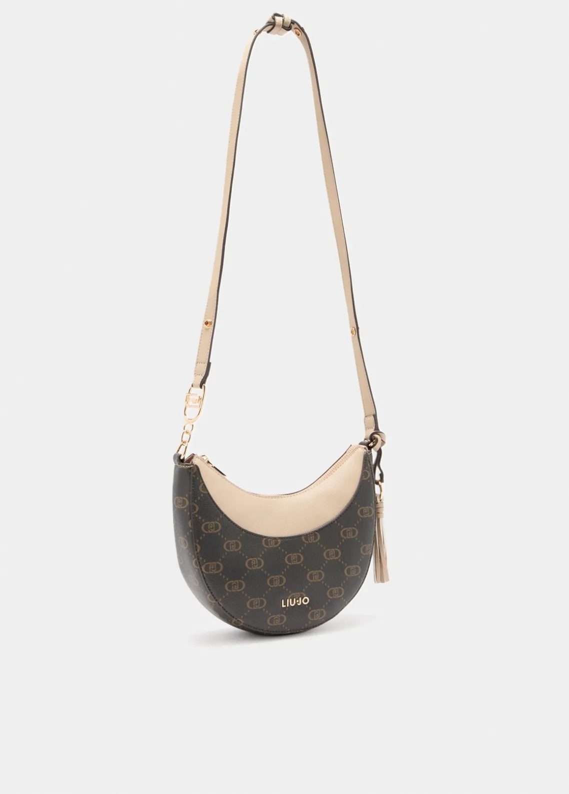 Liu Jo Bolso hobo mediano con logotipo-Mujer Bolsos De Hombro