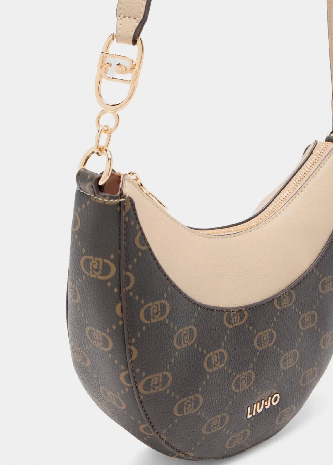 Liu Jo Bolso hobo mediano con logotipo-Mujer Bolsos De Hombro