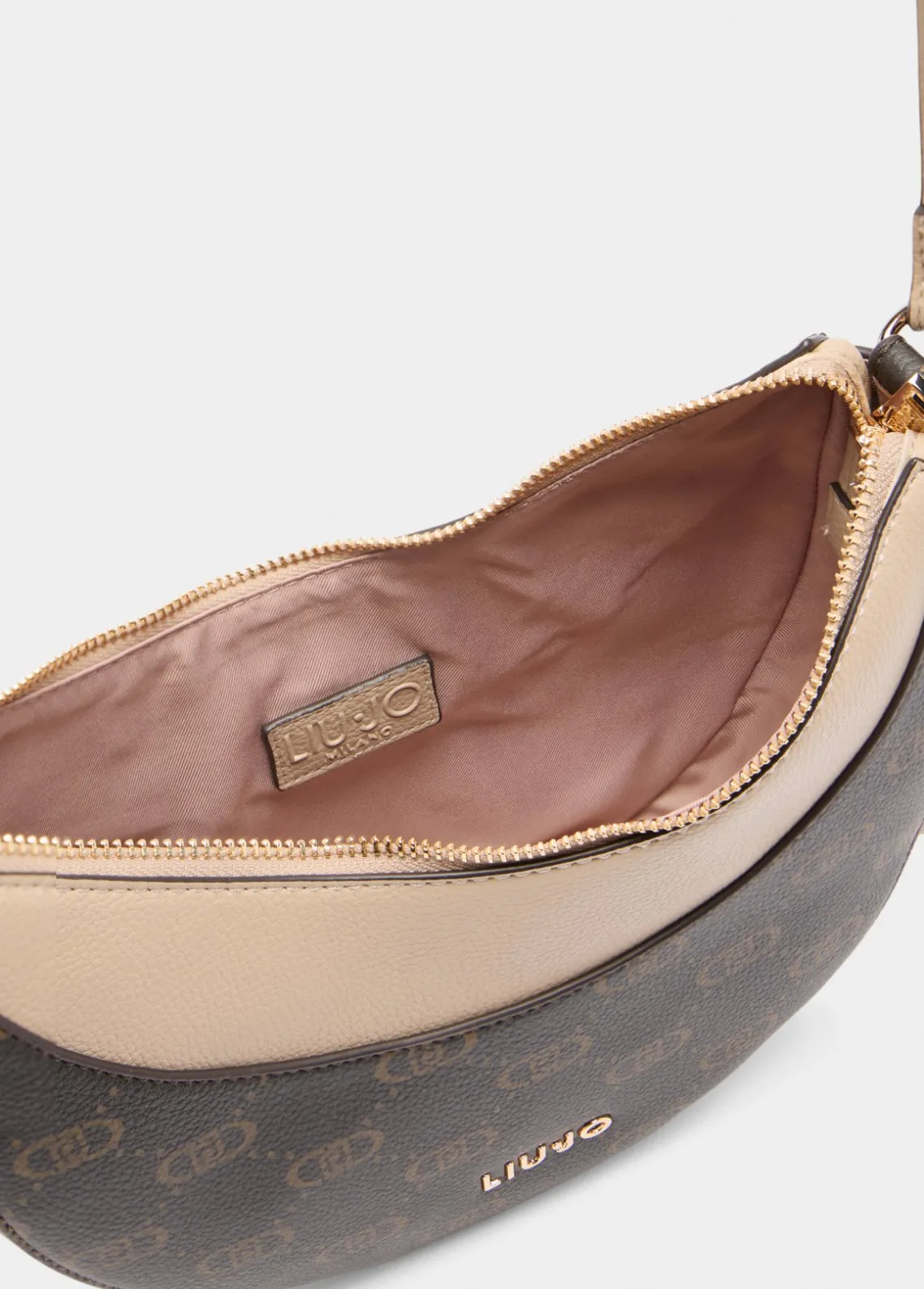 Liu Jo Bolso hobo mediano con logotipo-Mujer Bolsos De Hombro