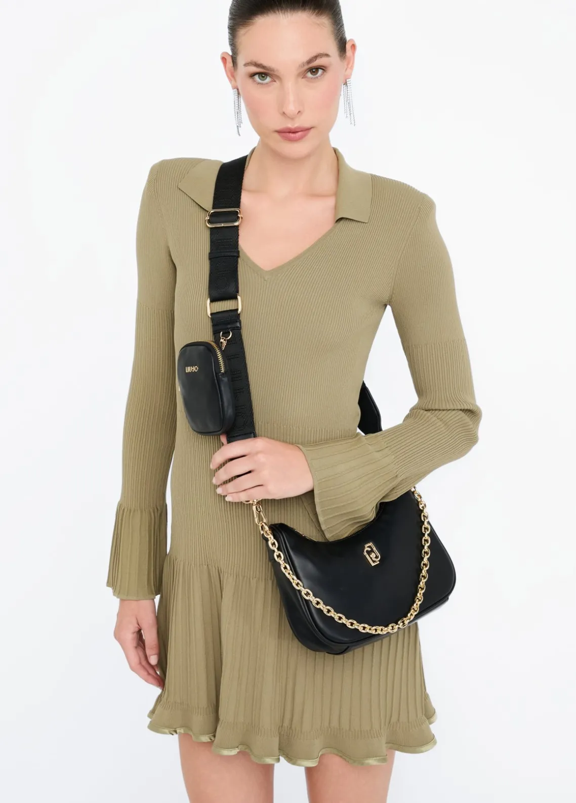 Liu Jo Bolso hobo pequeño con cadena-Mujer Bolsos De Hombro