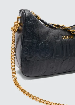 Liu Jo Bolso hobo pequeño con logotipo-Mujer Bolsos De Hombro