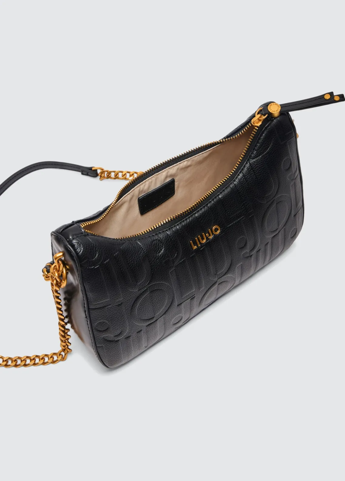 Liu Jo Bolso hobo pequeño con logotipo-Mujer Bolsos De Hombro