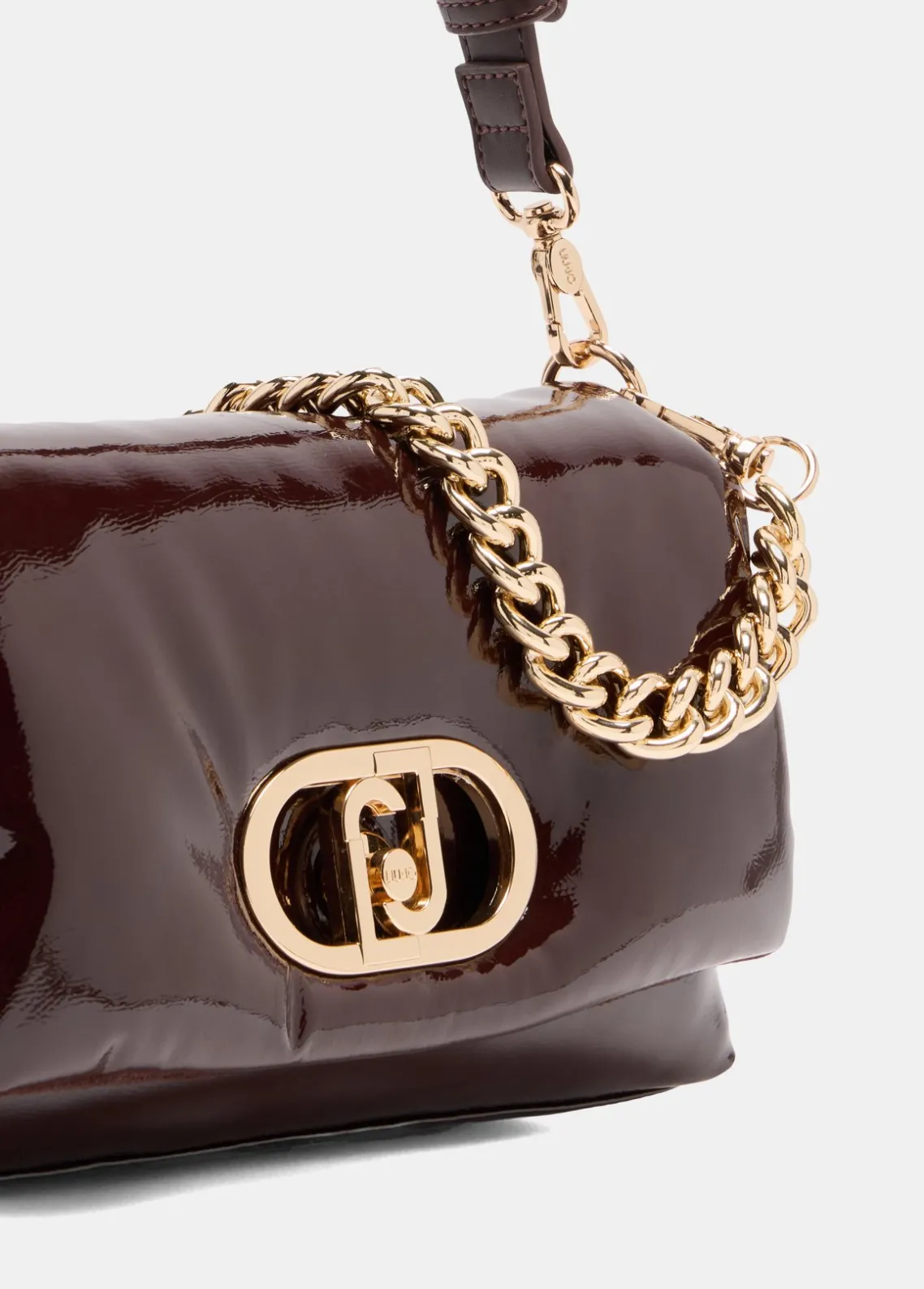 Liu Jo Bolso mediano LaPuffy brillante-Mujer Bolsos Bandoleras