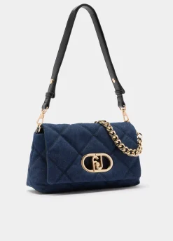 Liu Jo Bolso mediano LaPuffy de denim-Mujer Bolsos Bandoleras