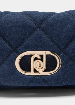 Liu Jo Bolso mediano LaPuffy de denim-Mujer Bolsos Bandoleras