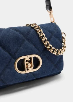 Liu Jo Bolso mediano LaPuffy de denim-Mujer Bolsos Bandoleras