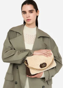 Liu Jo Bolso mediano LaPuffy de peluche-Mujer Bolsos Bandoleras
