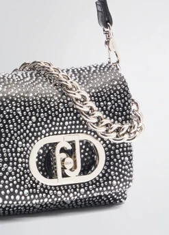 Liu Jo Bolso pequeño LaPuffy con strass-Mujer Bolsos Bandoleras