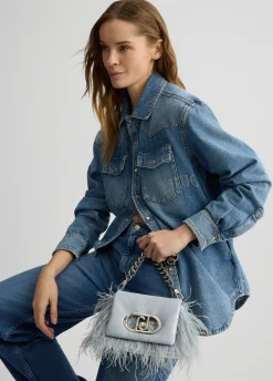Liu Jo Bolso pequeño LaPuffy con plumas-Mujer Bolsos Bandoleras|Lapuffy