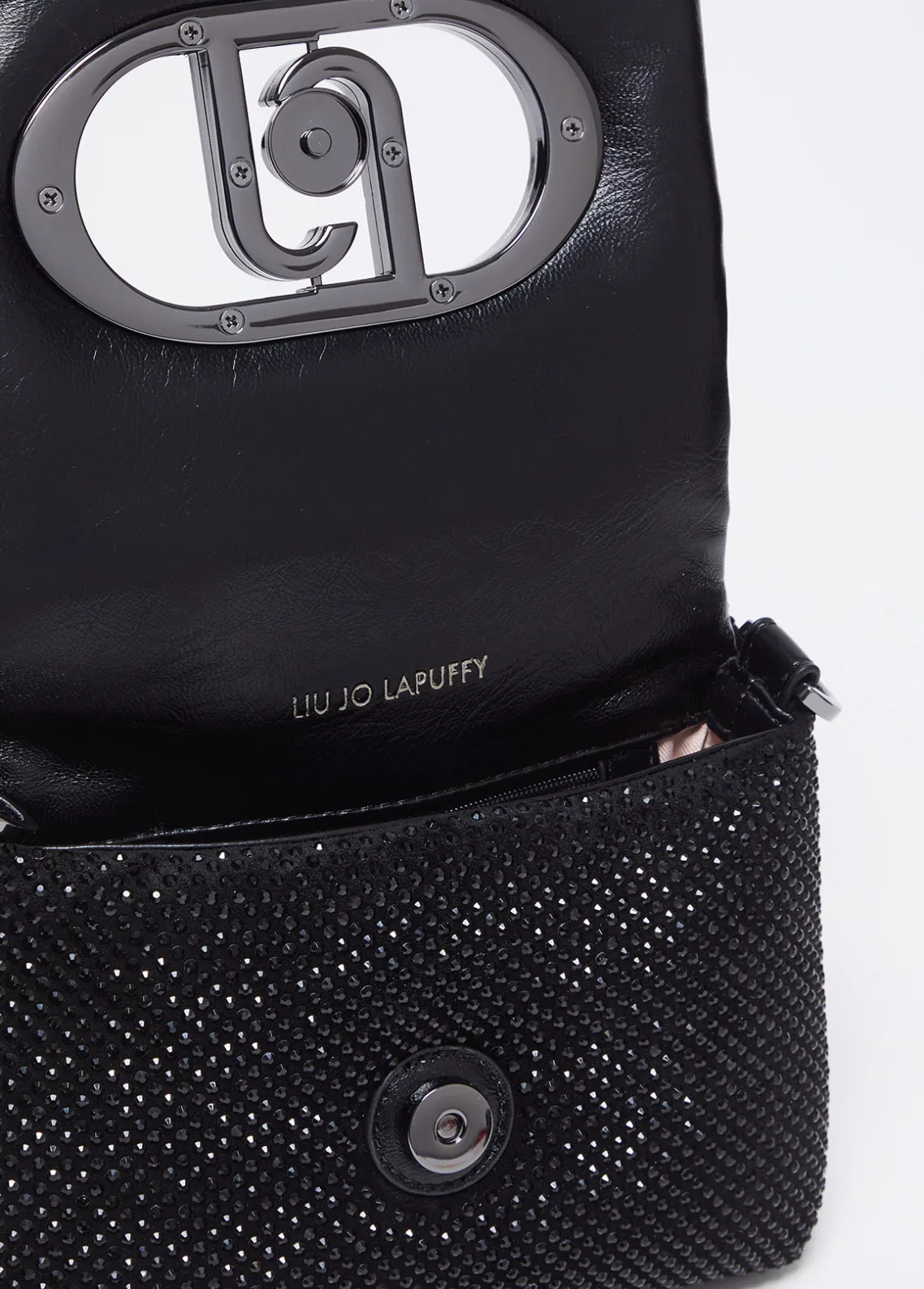 Liu Jo Bolso pequeño LaPuffy con strass-Mujer Bolsos Bandoleras|Lapuffy