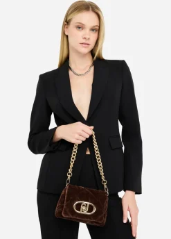 Liu Jo Bolso pequeño LaPuffy de terciopelo-Mujer Bolsos Bandoleras