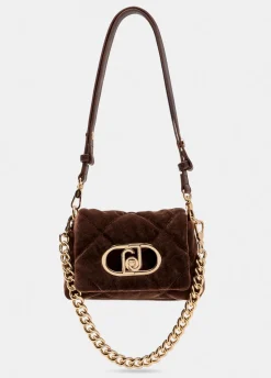 Liu Jo Bolso pequeño LaPuffy de terciopelo-Mujer Bolsos Bandoleras