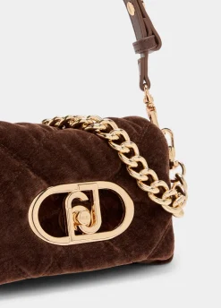 Liu Jo Bolso pequeño LaPuffy de terciopelo-Mujer Bolsos Bandoleras