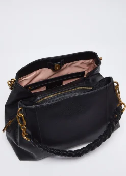 Liu Jo Bolso satchel mediano con logotipo-Mujer Bolsos De Hombro