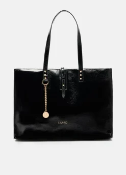 Liu Jo Bolso tote grande brillante-Mujer Tote Bags