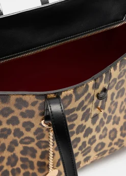 Liu Jo Bolso tote grande con estampado animal-Mujer Tote Bags