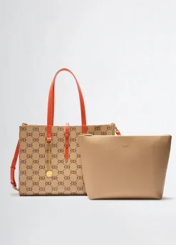 Liu Jo Bolso tote grande con monograma-Mujer Tote Bags