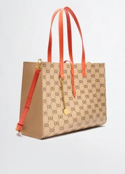 Liu Jo Bolso tote grande con monograma-Mujer Tote Bags