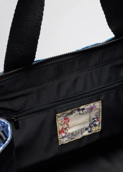 Liu Jo Bolso tote grande de denim estampado-Mujer Tote Bags