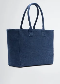 Liu Jo Bolso tote grande de denim-Mujer Tote Bags|Moda Baño