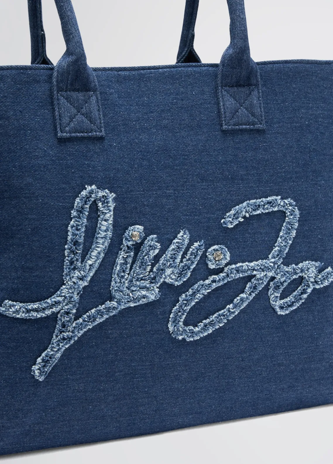 Liu Jo Bolso tote grande de denim-Mujer Tote Bags|Moda Baño