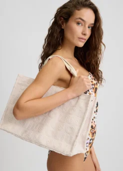 Liu Jo Bolso tote grande de jacquard-Mujer Tote Bags