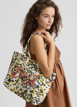 Liu Jo Bolso tote grande de tela estampada-Mujer Tote Bags|Moda Baño