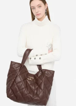 Liu Jo Bolso tote grande guateado-Mujer Tote Bags