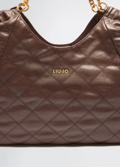 Liu Jo Bolso tote grande guateado-Mujer Tote Bags