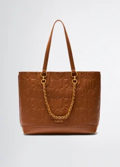 Liu Jo Bolso tote mediano con cadena decorativa-Mujer Tote Bags